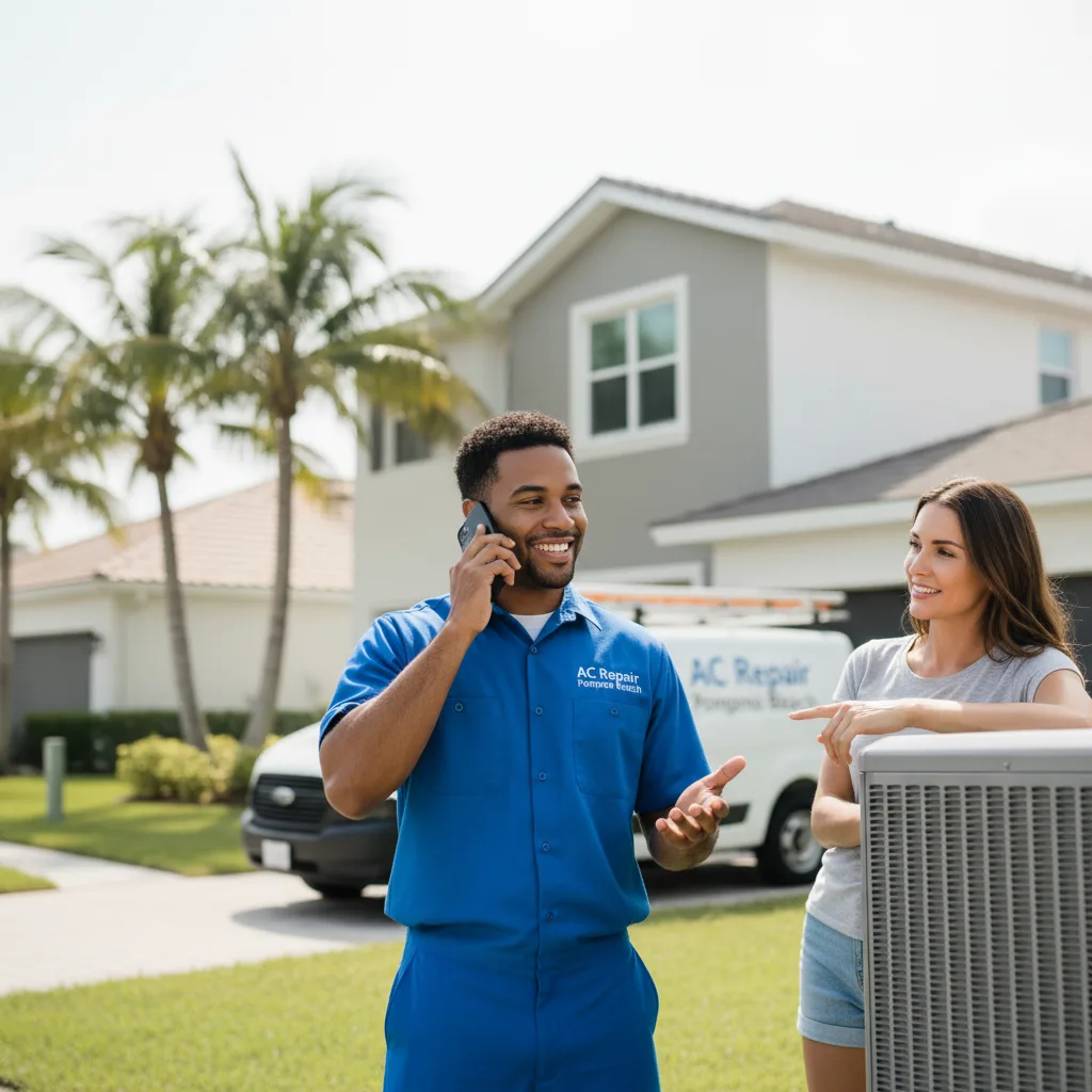 AC Repair Pompano Beach customer support in Smithfield